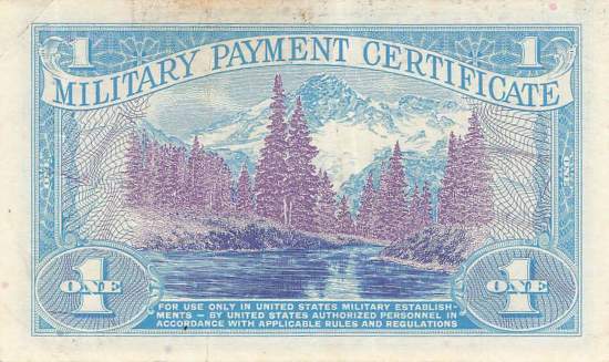 USA MPC Series 661 p.M68 1 Dollar 1968 VF